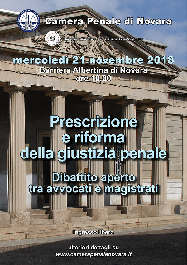 Prescrizione e riforma della giustizia penale. Prescrizione e riforma della giustizia penale.